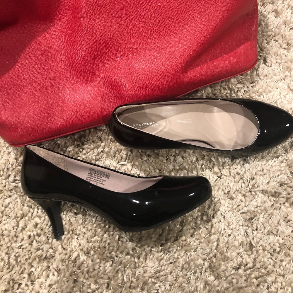 Rockport... Patent leather heels
